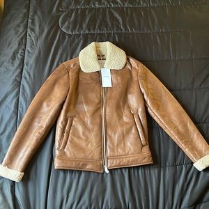 Mens Shearling Aviator